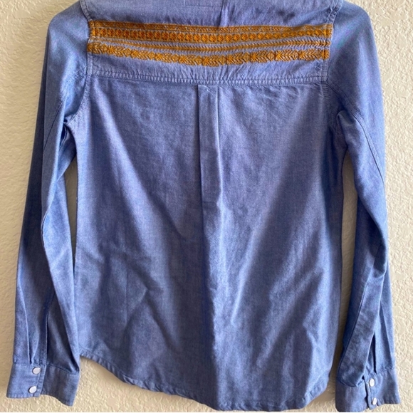 Rcva Denim Button Down - Picture 2 of 4